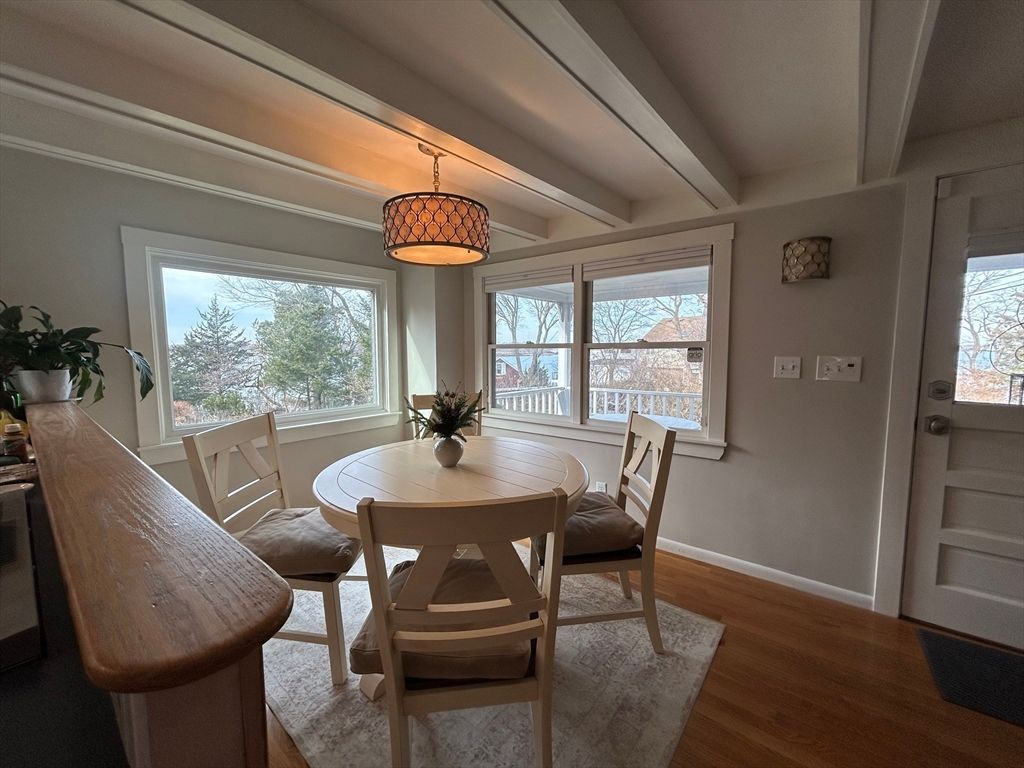 Dining room, Interior, Wood Texture Flooring