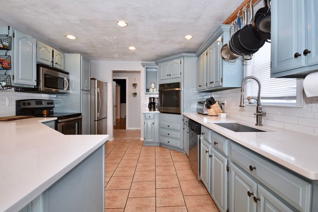 Interior, Kitchen, Recessed Lighting, Stainless Steel Appliances