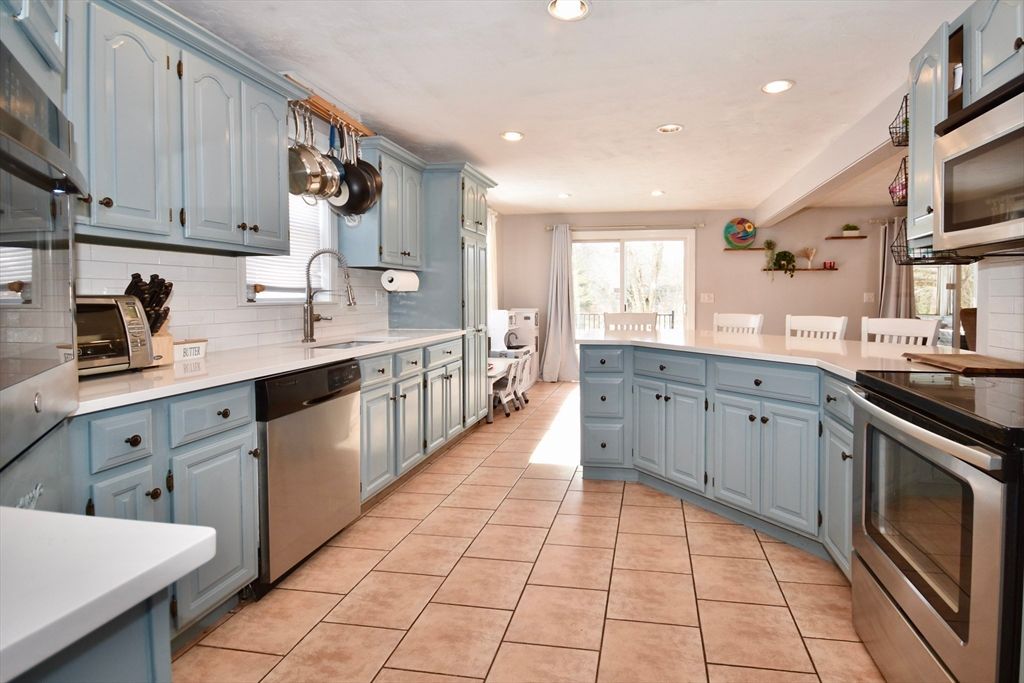 Interior, Kitchen, Recessed Lighting, Stainless Steel Appliances