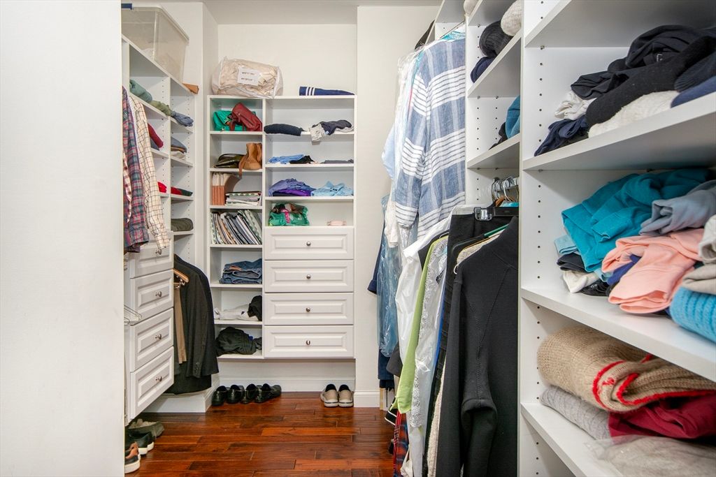 Interior, Walk-in Closets, Wood Texture Flooring