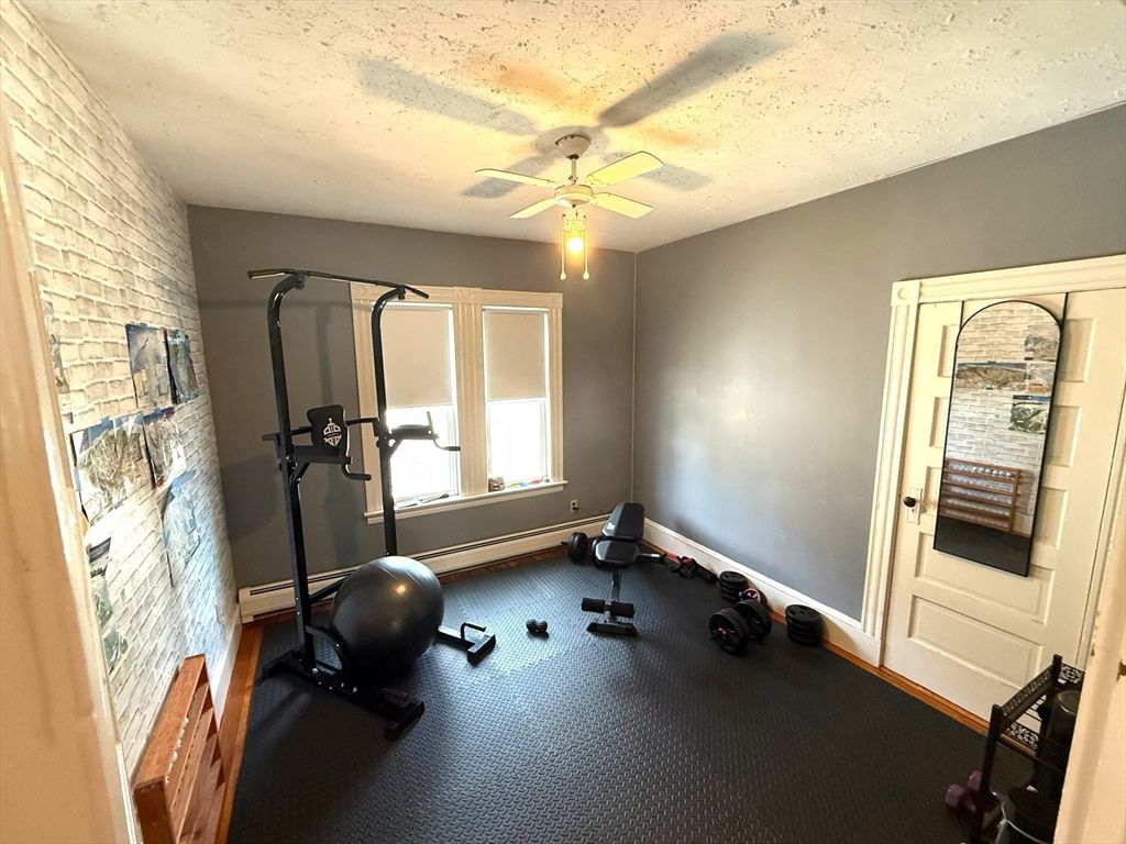 Fitness Equipment, Interior, Stone Walls