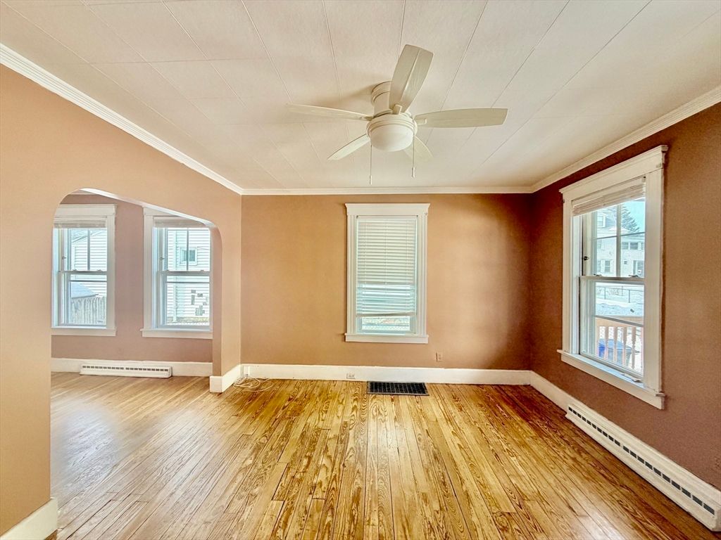 Empty room, Interior, Wood Texture Flooring