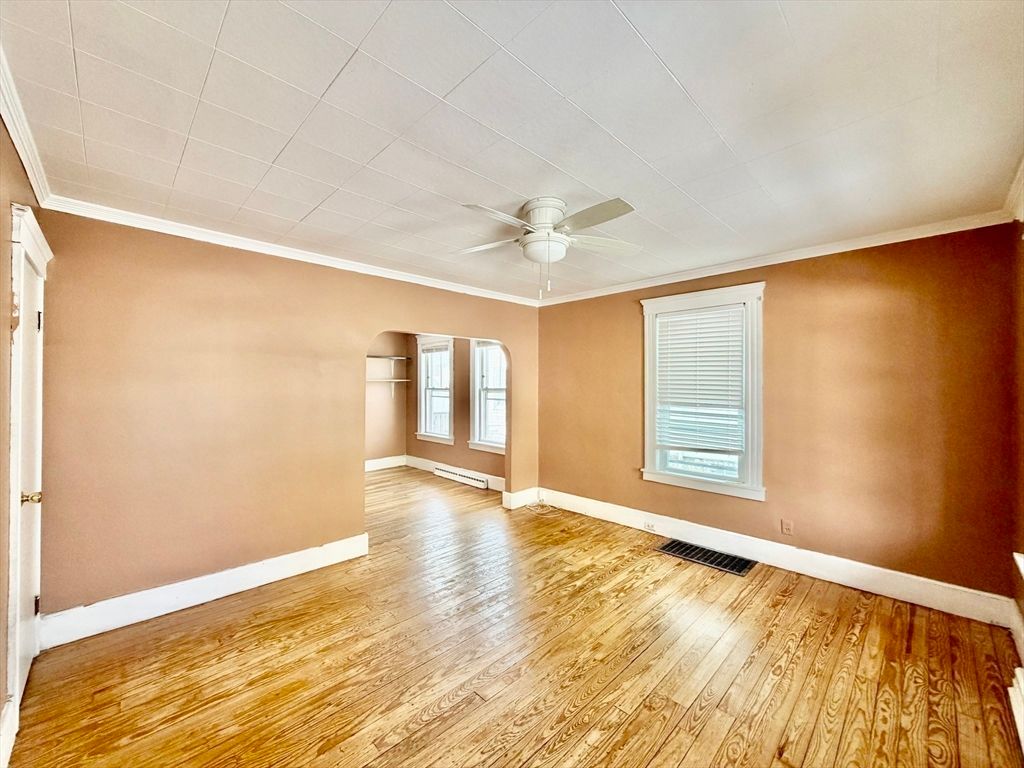 Empty room, Interior, Wood Texture Flooring