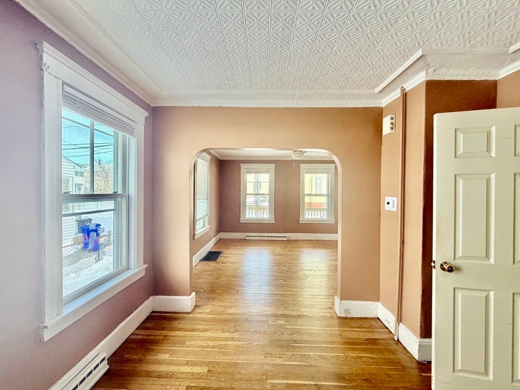 Empty room, Interior, Wood Texture Flooring