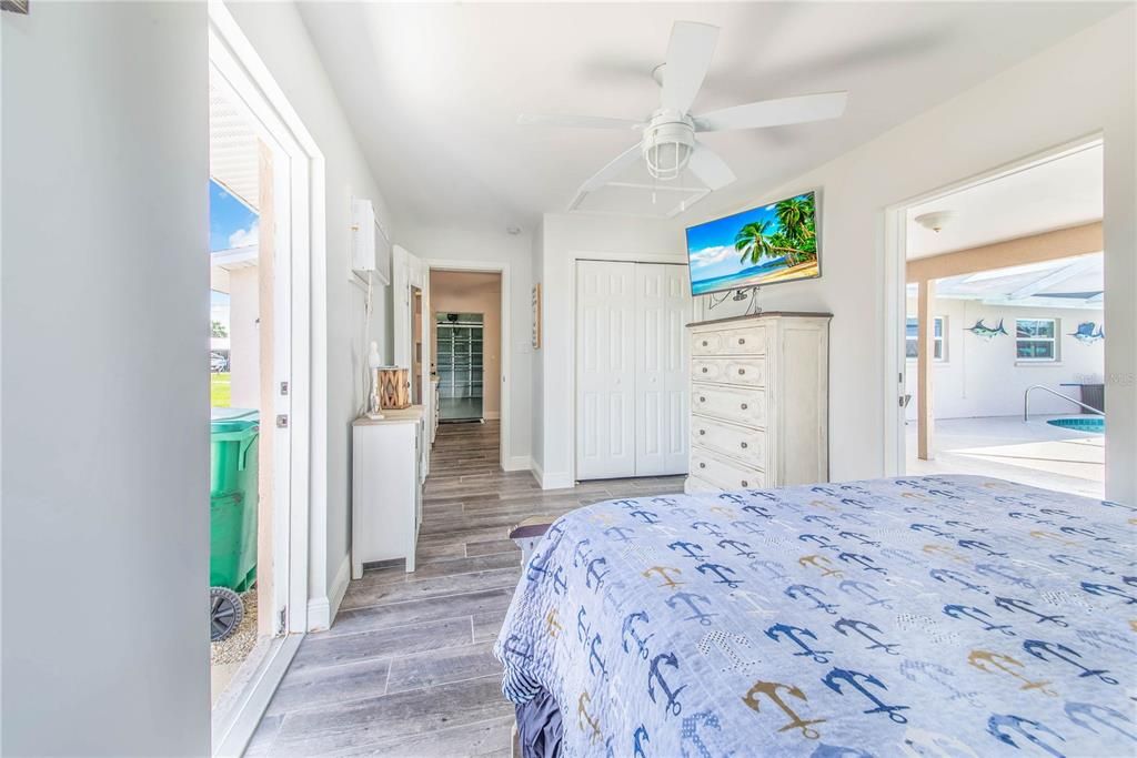 Bedroom, Interior, Wood Texture Flooring
