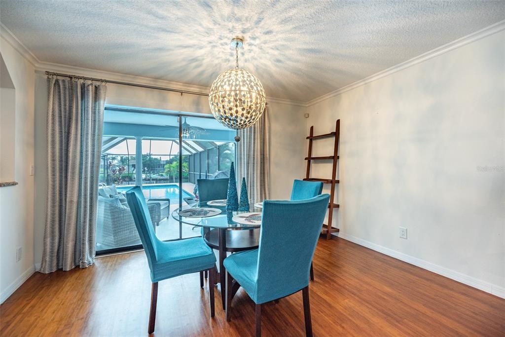 Dining room, Interior, Wood Texture Flooring