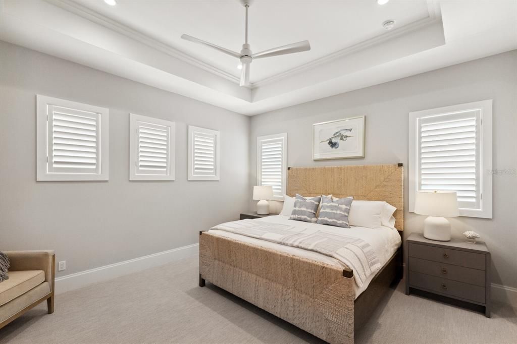 Bedroom, Interior, Recessed Lighting