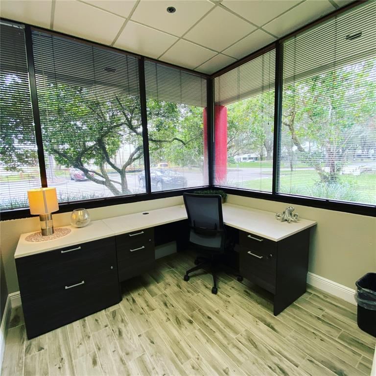 Home Office, Interior, Wood Texture Flooring