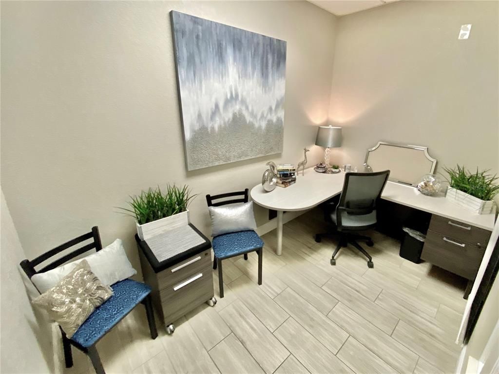 Home Office, Interior, Wood Texture Flooring