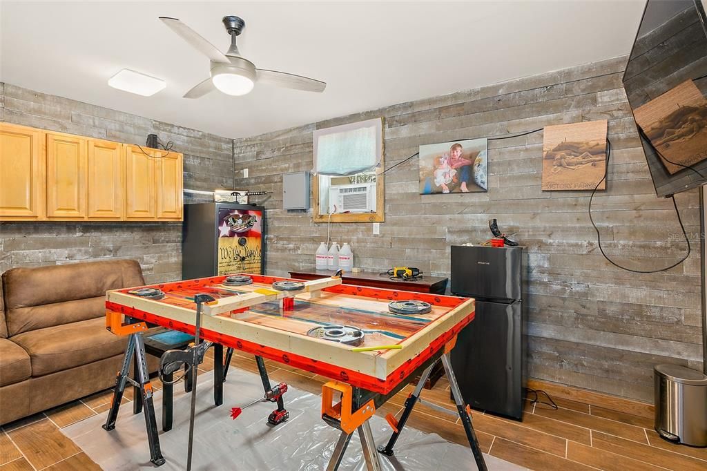 Interior, Stone Walls, Wood Texture Flooring, Wooden Walls