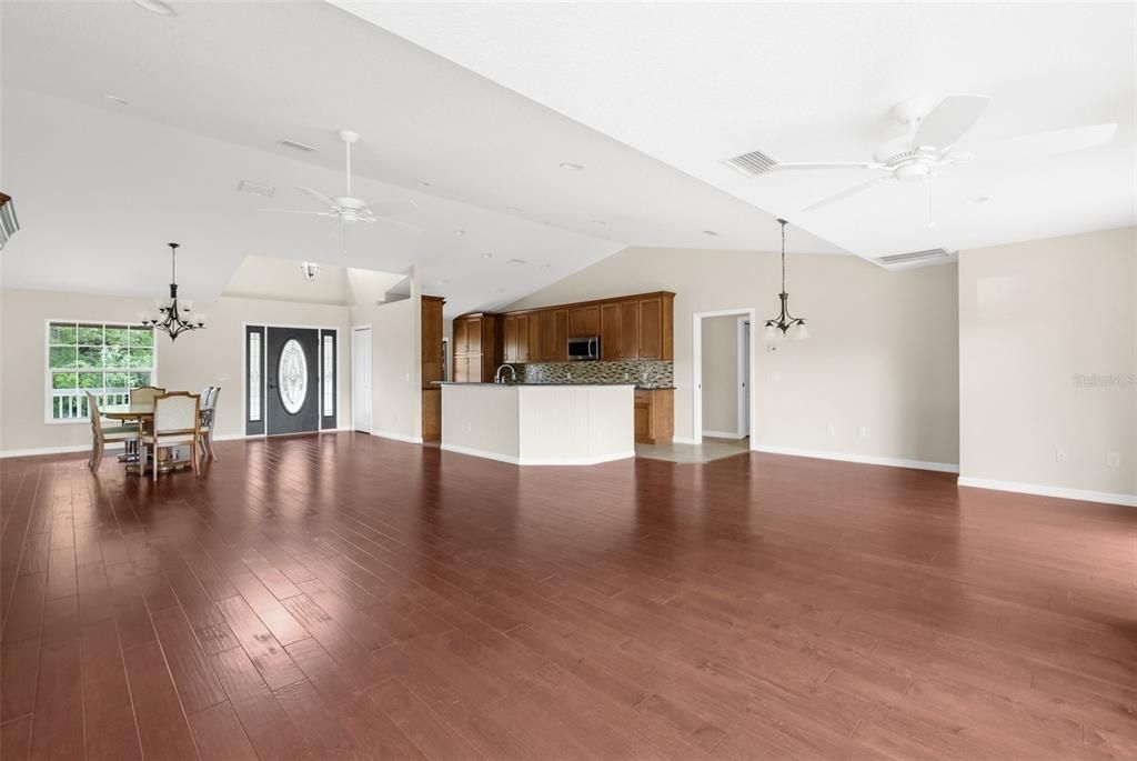 Chandelier, Dining room, Interior, Kitchen, Wood Texture Flooring