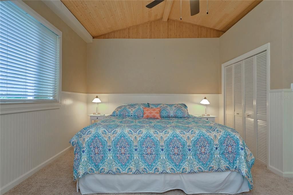 Bedroom, Interior, Wooden Ceilings