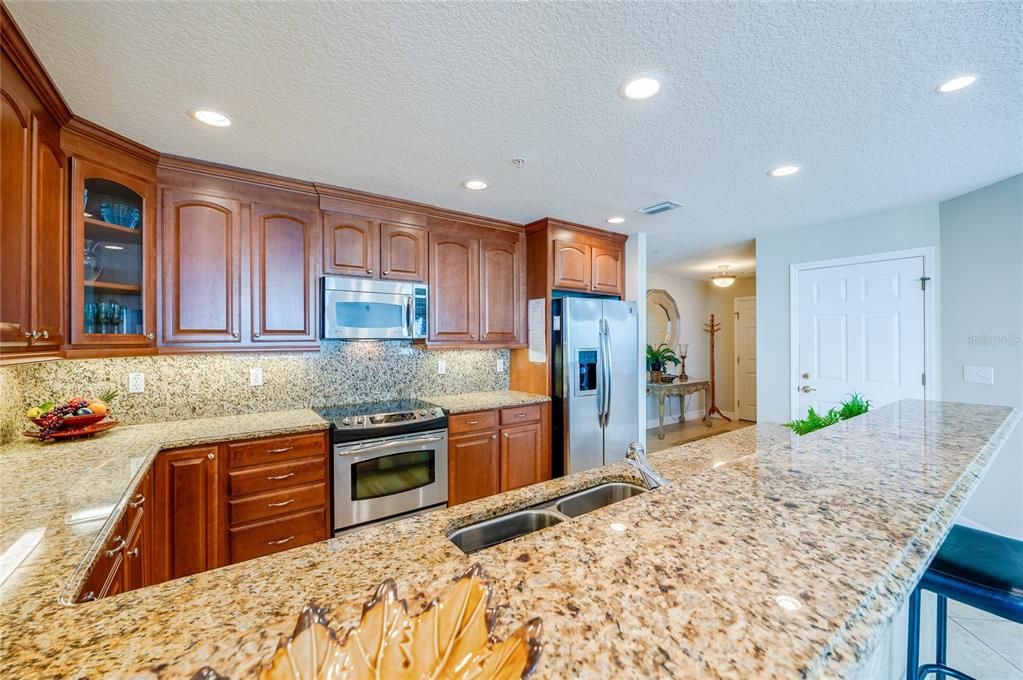 Interior, Kitchen, Recessed Lighting, Stainless Steel Appliances