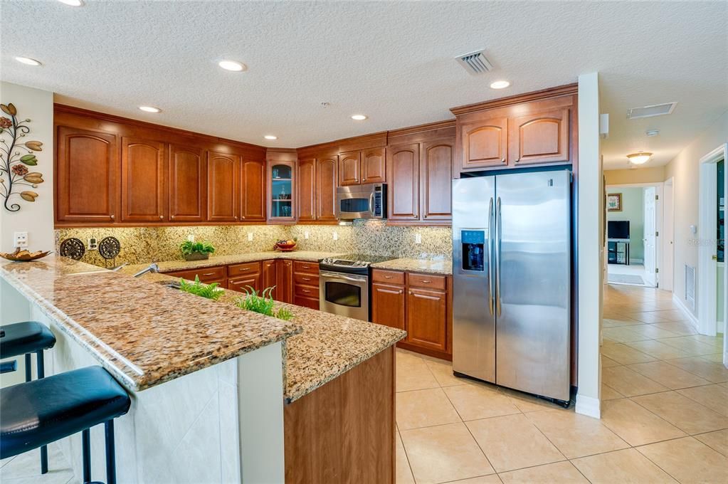 Interior, Kitchen, Recessed Lighting, Stainless Steel Appliances