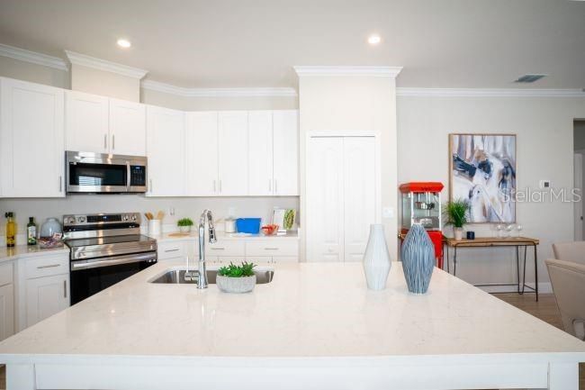 Interior, Kitchen, Recessed Lighting, Stainless Steel Appliances
