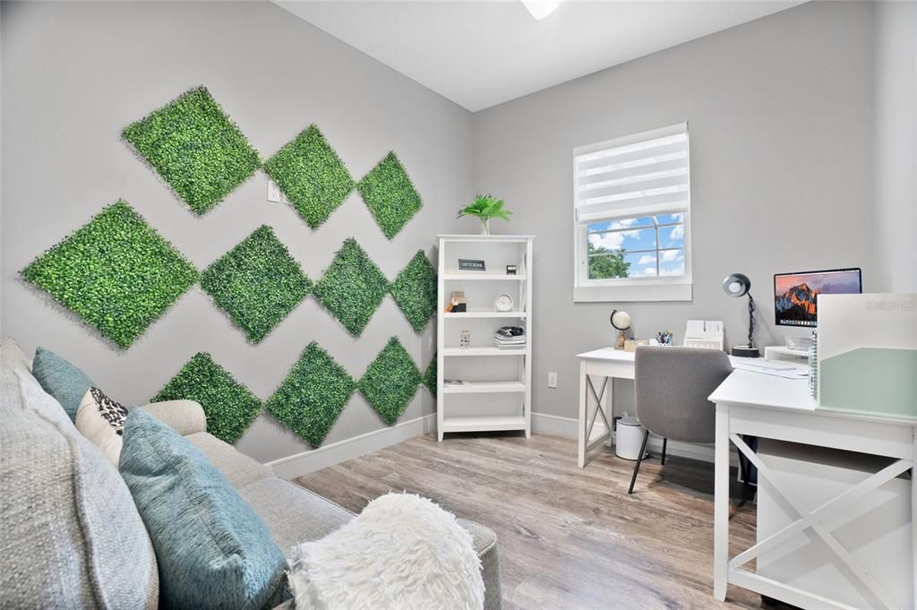 Home Office, Interior, Wood Texture Flooring