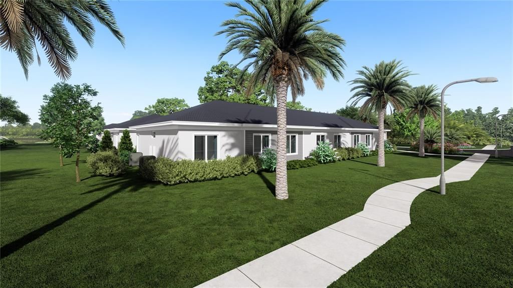 Backyard, Exterior, Facade, Ranch