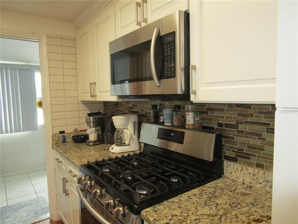 Interior, Kitchen, Stainless Steel Appliances, Stone Walls
