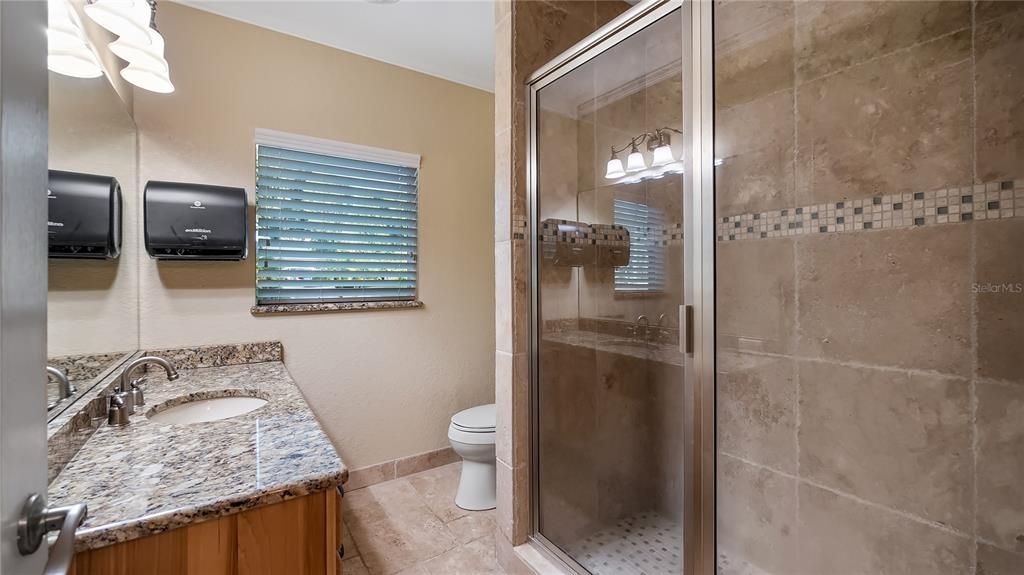 Bathroom, Dual Sink Vanities, Glass Shower, Interior