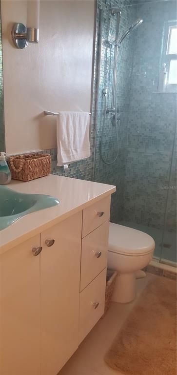 Bathroom, Glass Shower, Interior