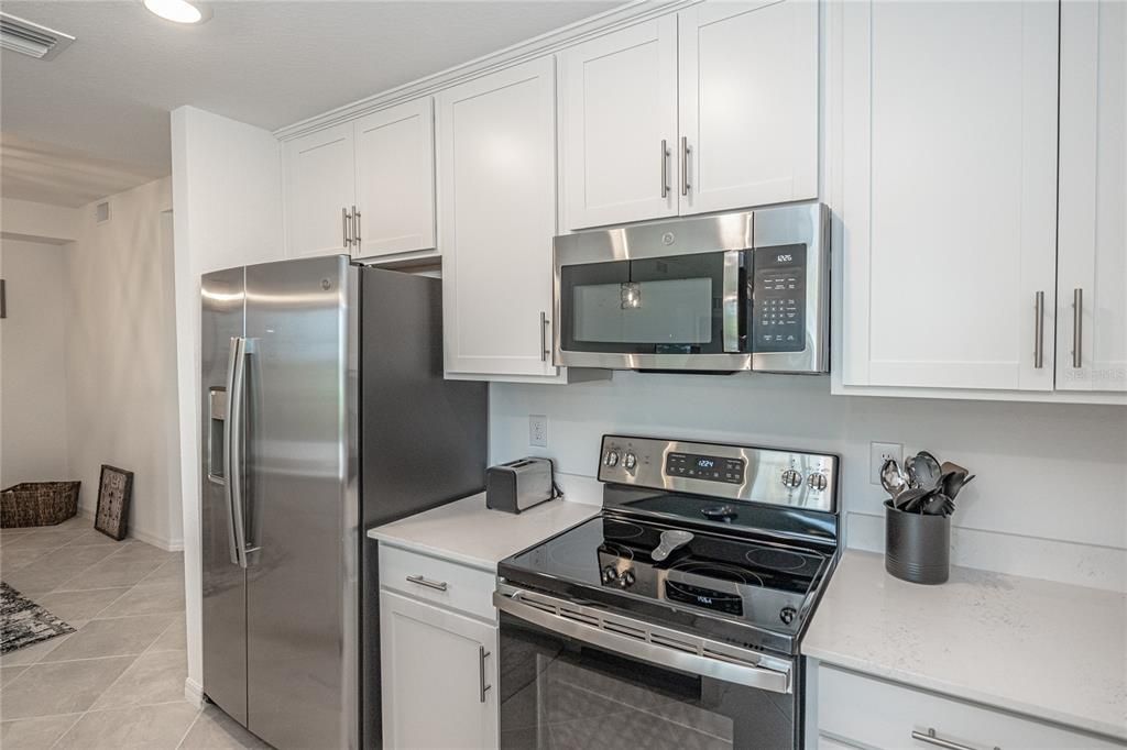 Interior, Kitchen, Recessed Lighting, Stainless Steel Appliances