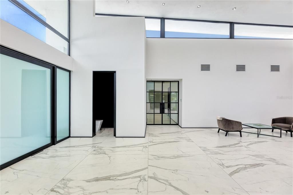 Empty room, Interior, Marble