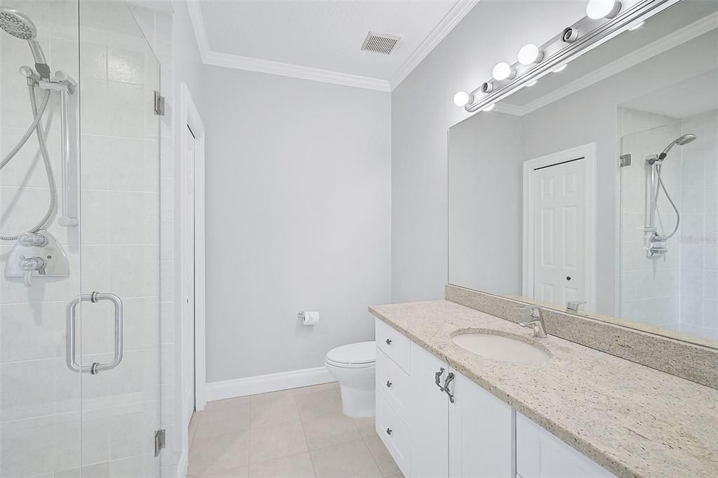 Bathroom, Glass Shower, Interior