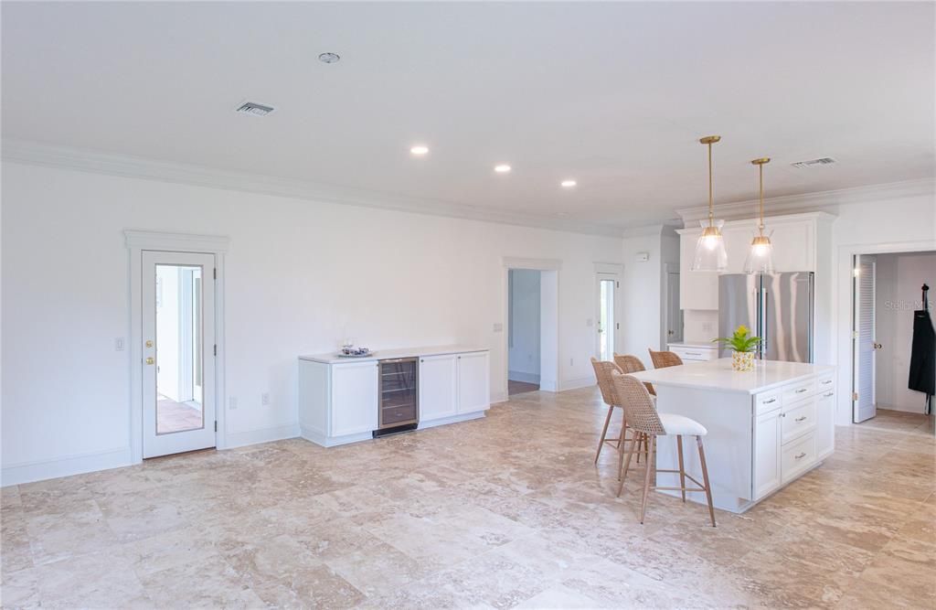 Interior, Kitchen, Pendant Lights, Recessed Lighting