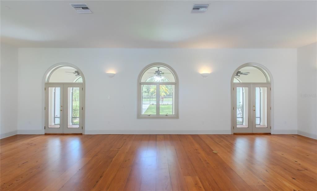 Empty room, Interior, Wood Texture Flooring