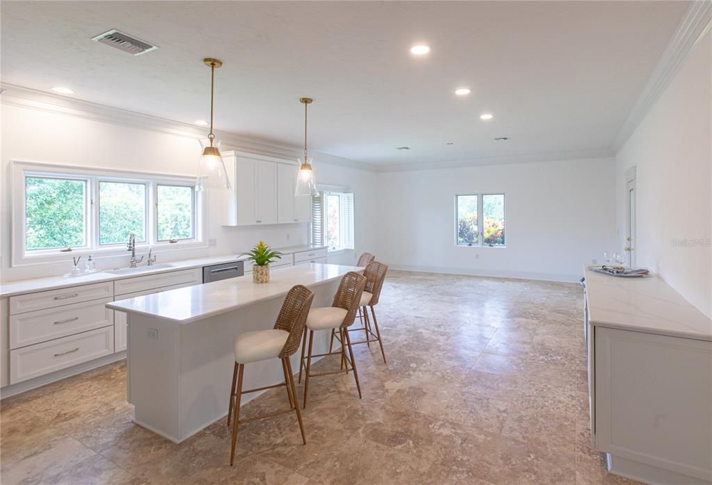 Interior, Kitchen, Pendant Lights, Recessed Lighting