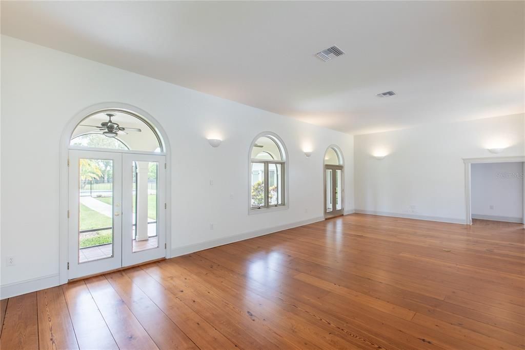 Empty room, Interior, Wood Texture Flooring