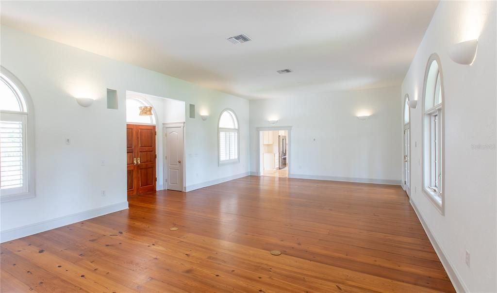 Empty room, Interior, Wood Texture Flooring
