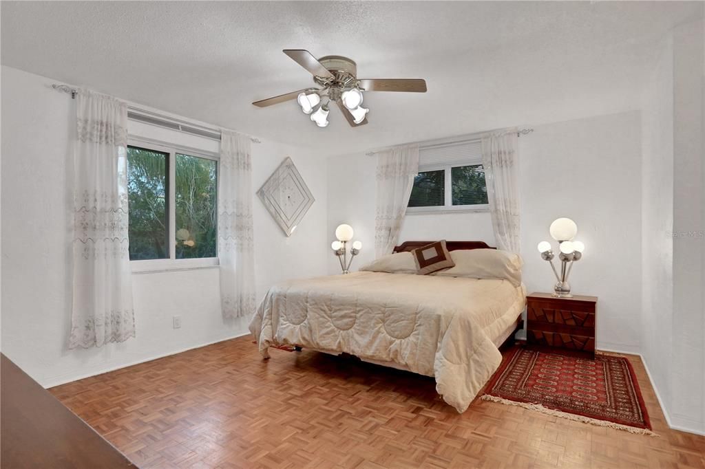 Bedroom, Interior, Wood Texture Flooring