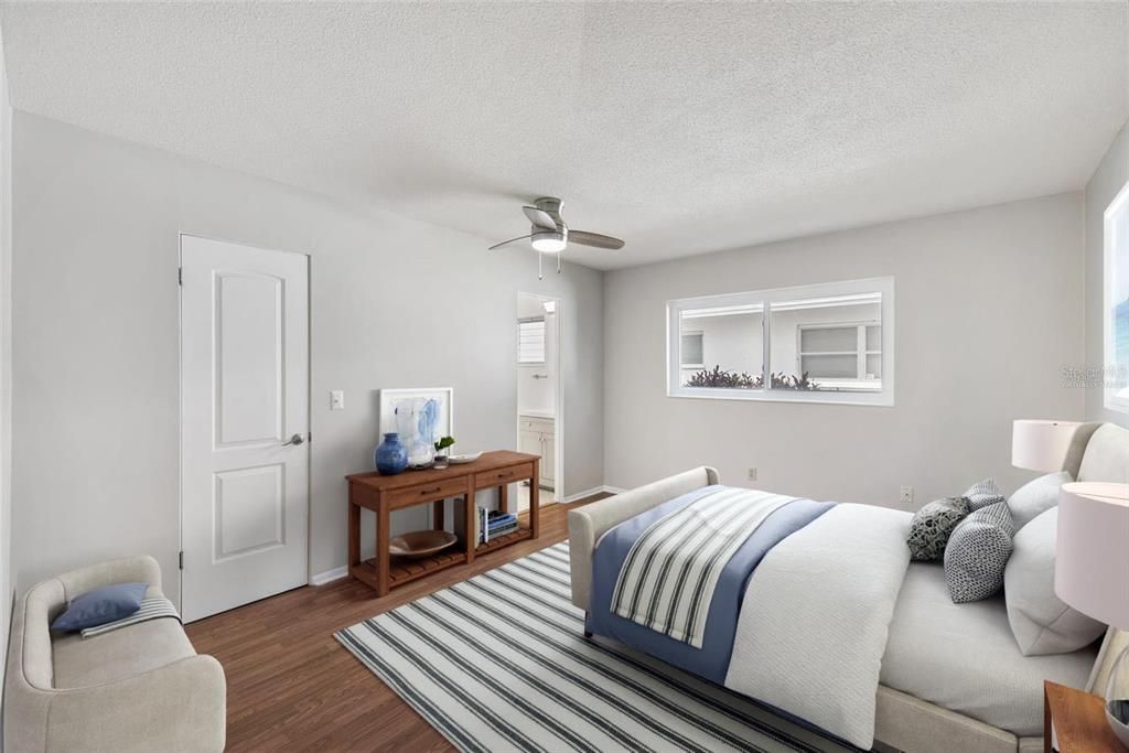 Bedroom, Interior, Wood Texture Flooring