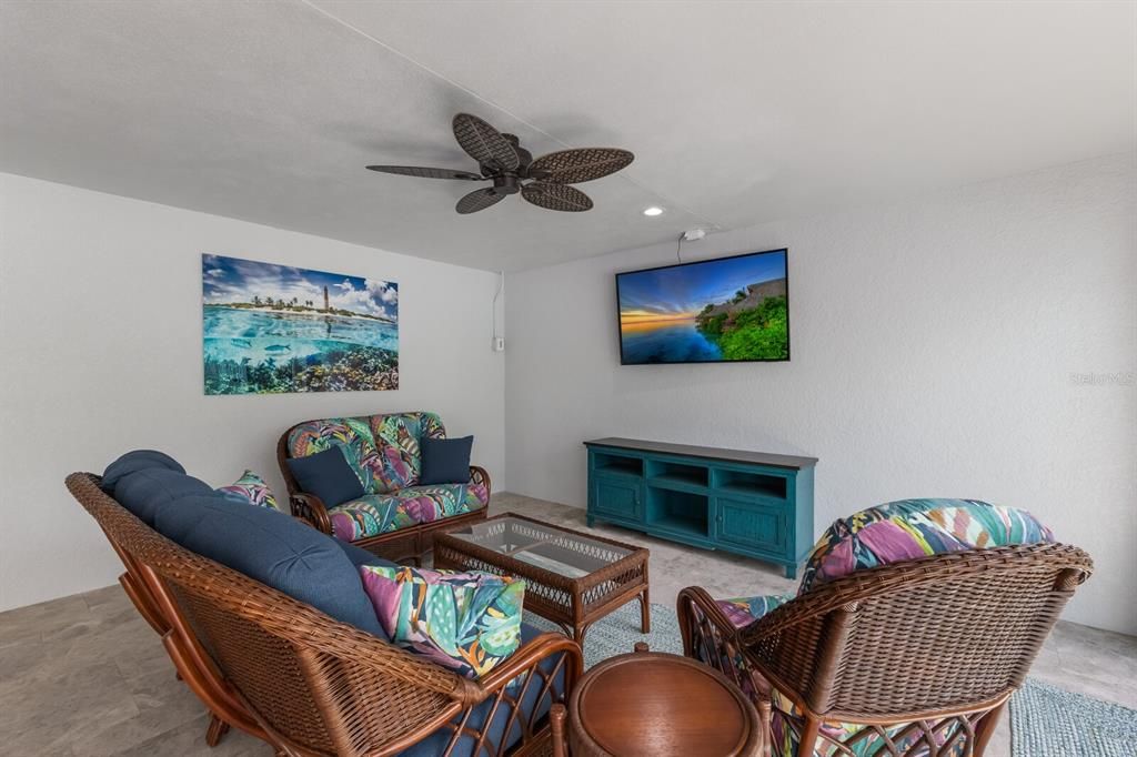 Interior, Living room, Recessed Lighting