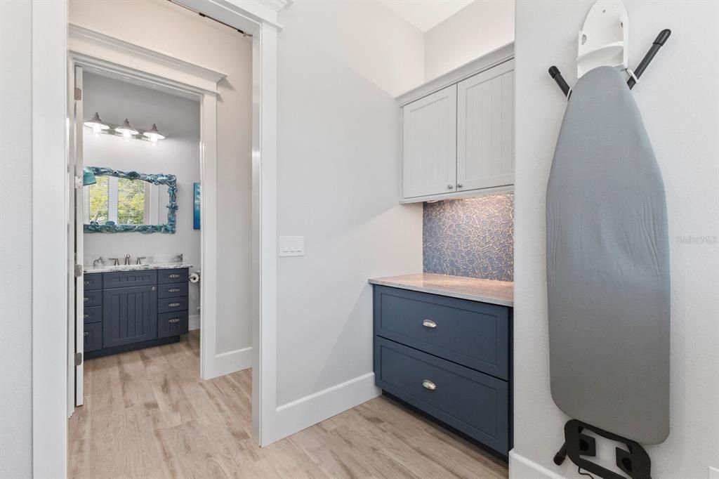 Bathroom, Interior, Wood Texture Flooring