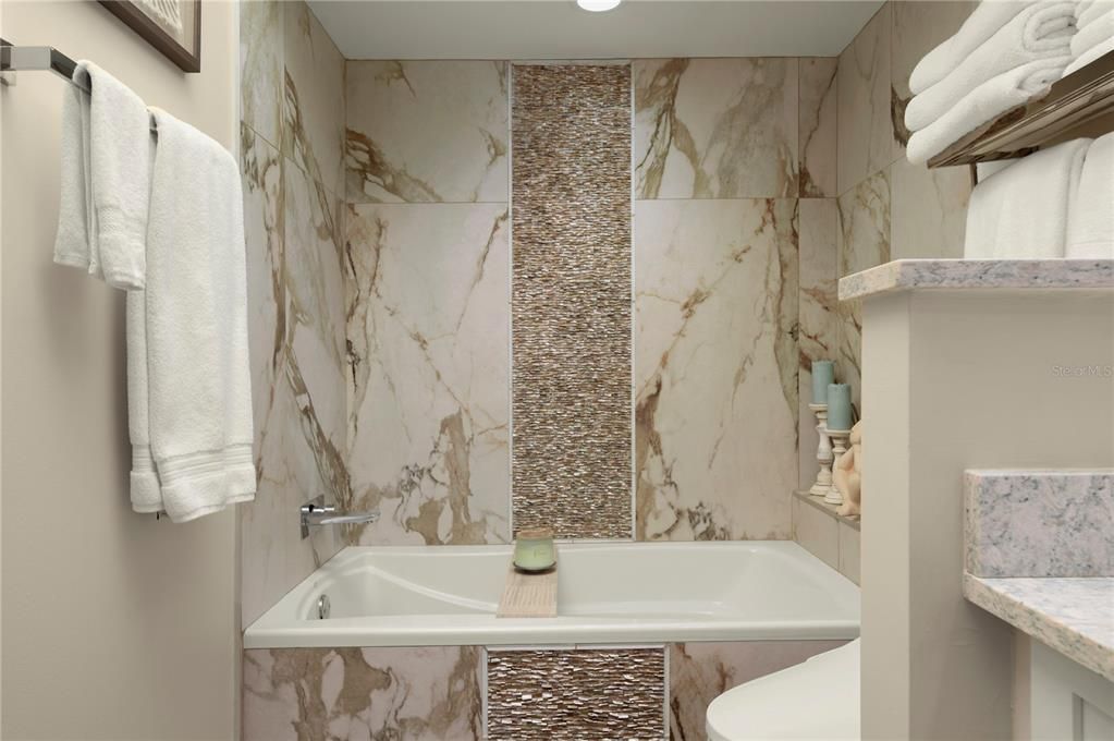 Bathroom, Interior, Marble Walls