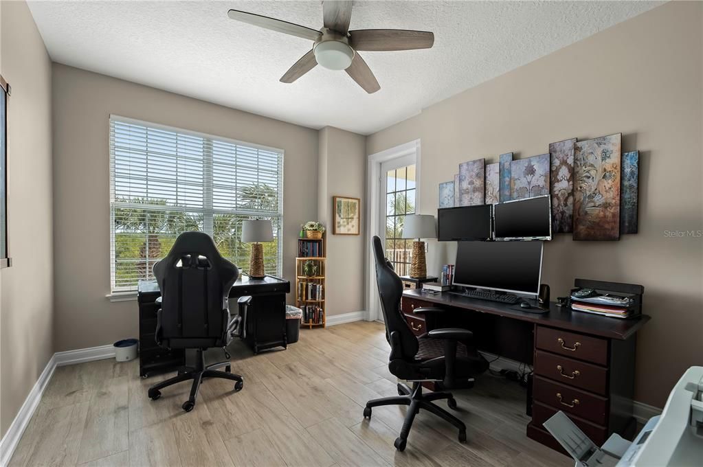 Home Office, Interior, Wood Texture Flooring