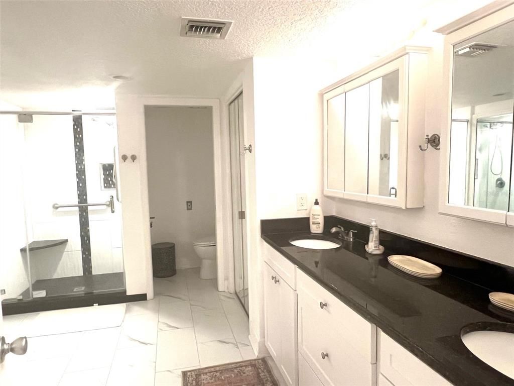 Bathroom, Dual Sink Vanities, Interior, Marble