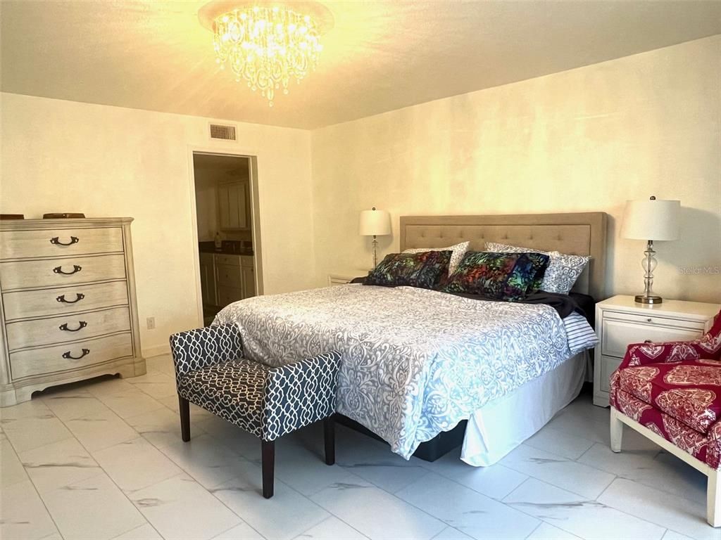 Bedroom, Chandelier, Interior