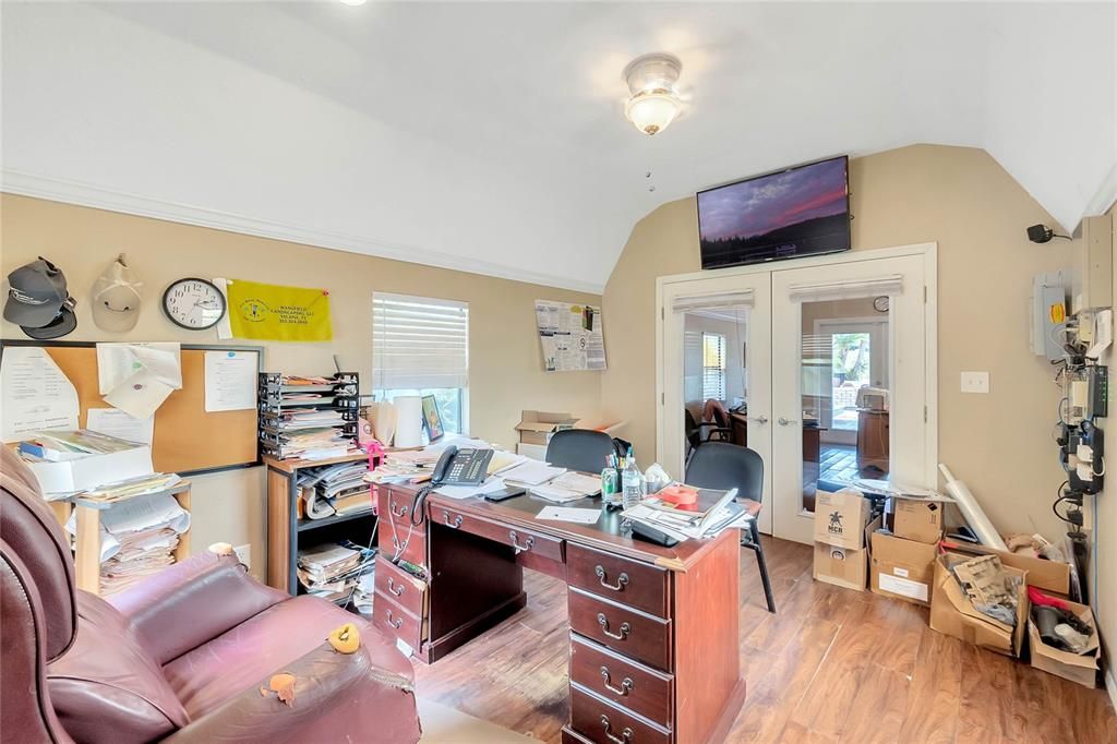 Home Office, Interior, Wood Texture Flooring