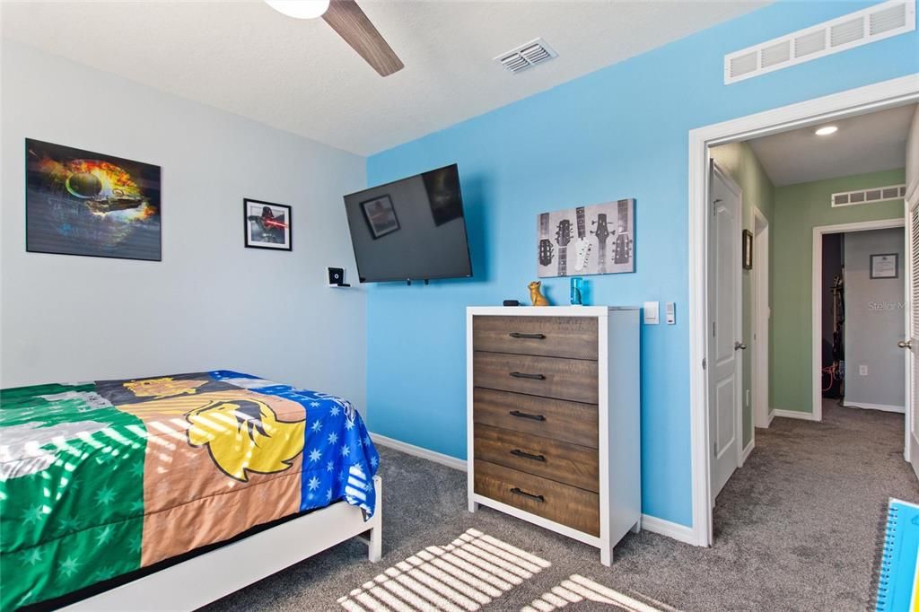 Bedroom, Interior, Recessed Lighting