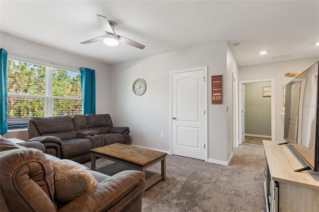 Interior, Living room, Recessed Lighting