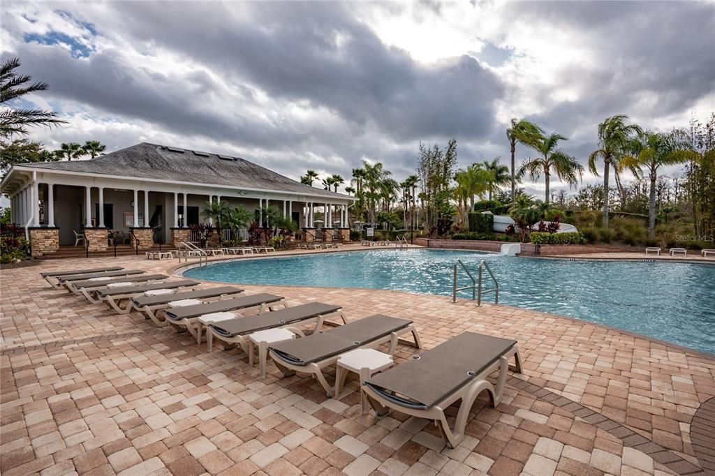 Exterior, Pool, Solar Panels
