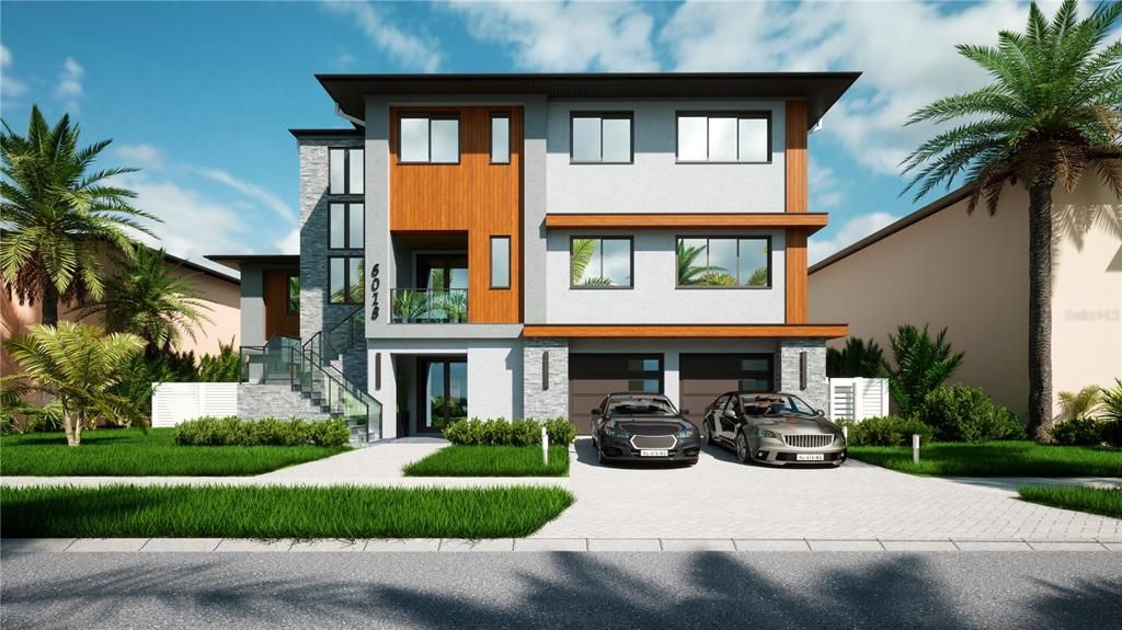 Exterior, Facade, Modern