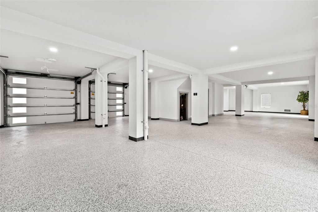 Garage, Interior, Recessed Lighting