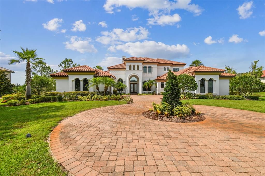 Backyard, Exterior, Facade, Mediterranean