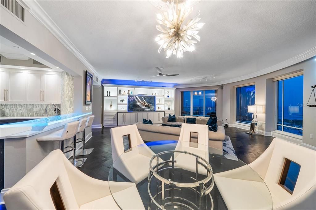 Dining room, Interior, Living room, Wood Texture Flooring