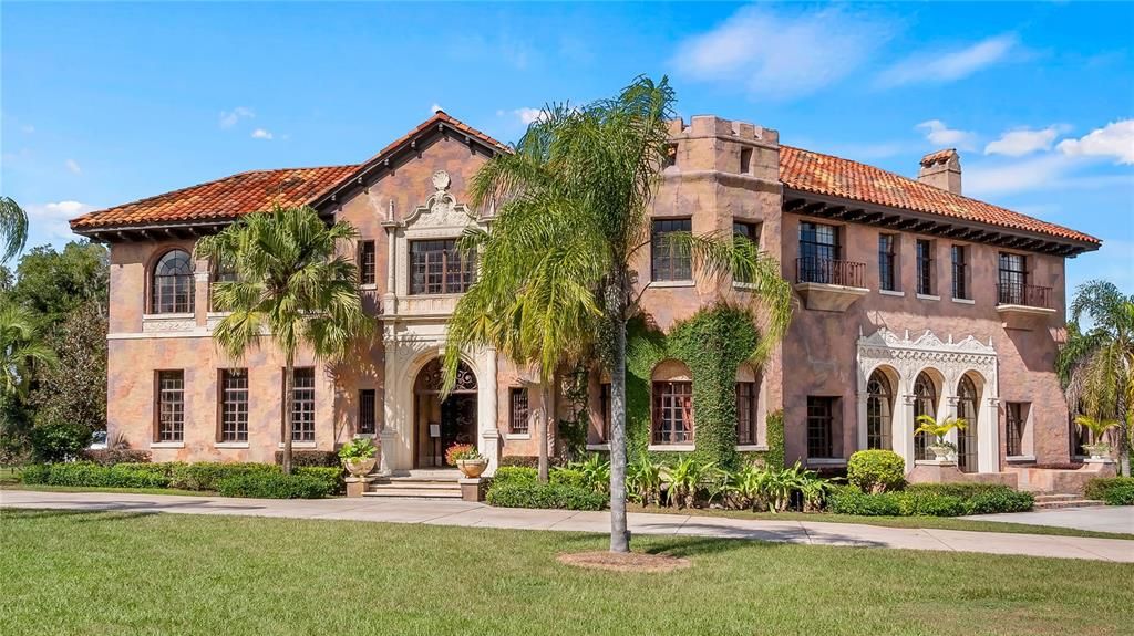 Backyard, Exterior, Facade, Mediterranean