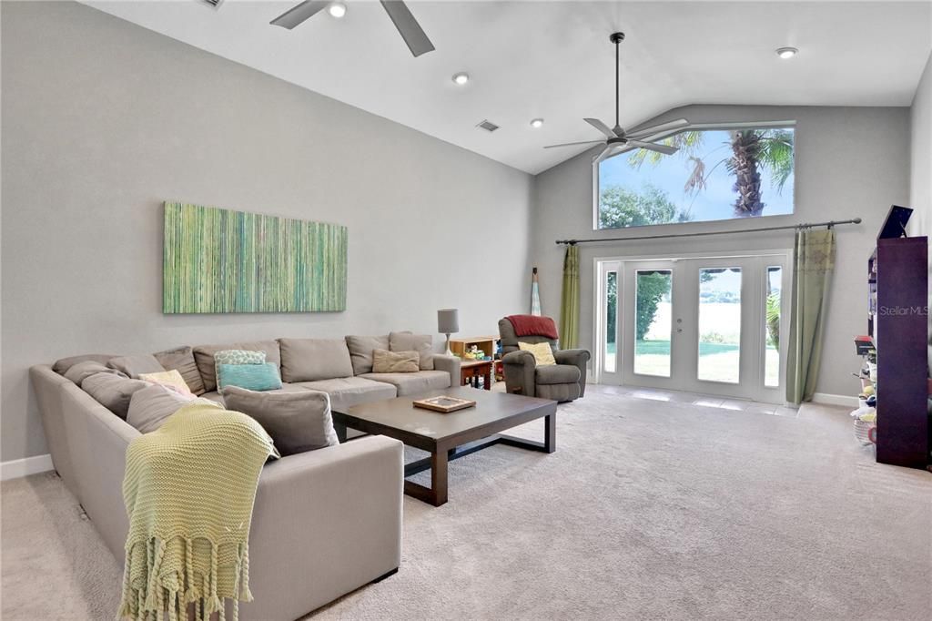 Interior, Living room, Recessed Lighting